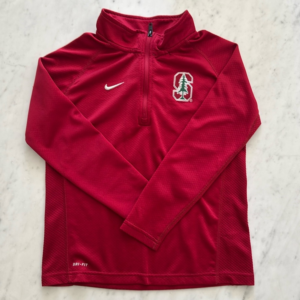 nike Stanford youth quarter zip sweatshirt - size small